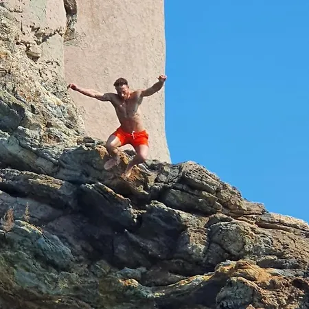 公寓 Cap Corse Uribellinu 1, Paisible Vue Mer, Montagne