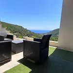 Cap Corse Uribellinu 1, Paisible Vue Mer, Montagne