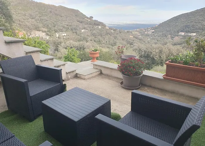 Cap Corse Uribellinu 1, Paisible Vue Mer, Montagne Appartement